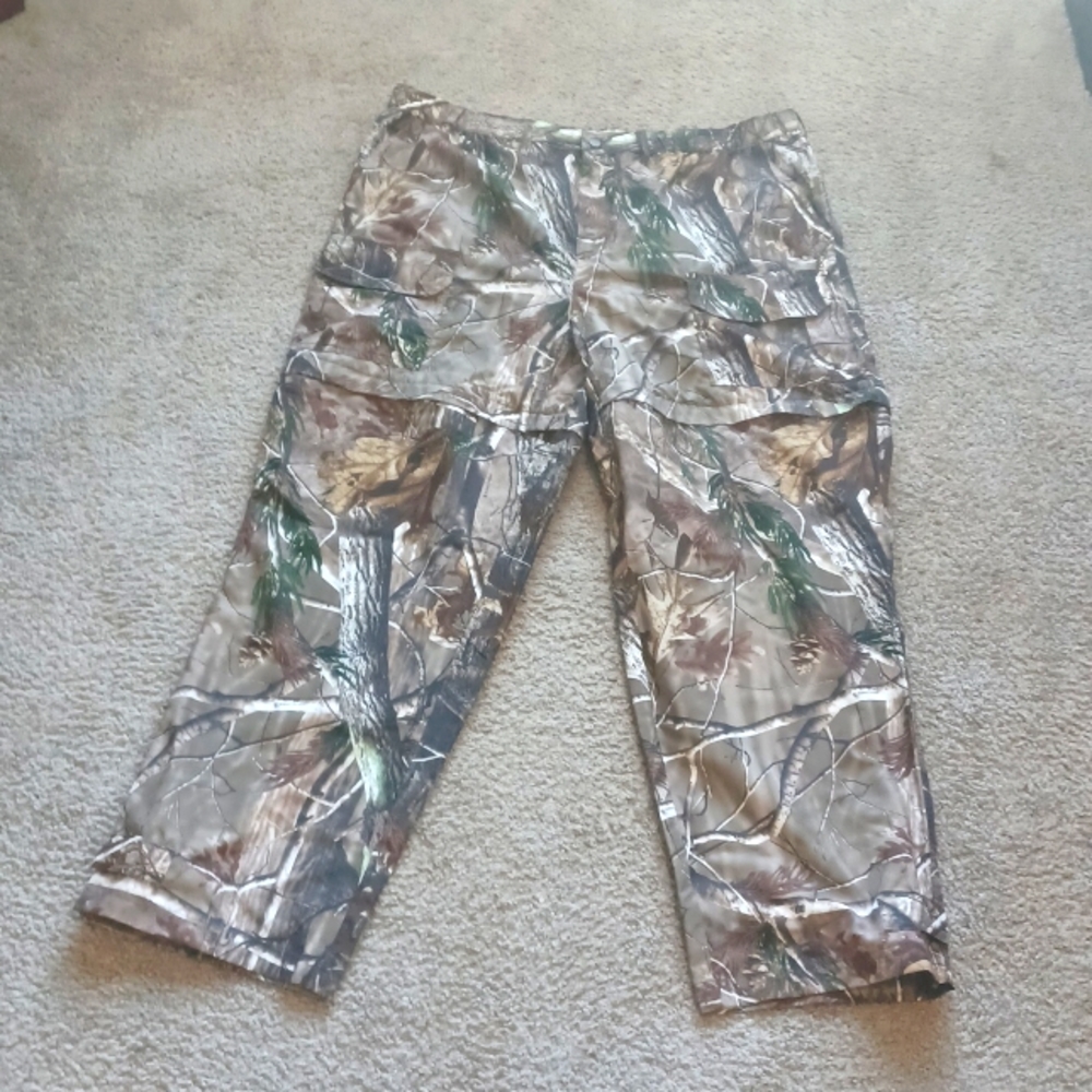 Russell Outdoor Camoflage y2k Hunting Fishing Men  Pant Size 2XL